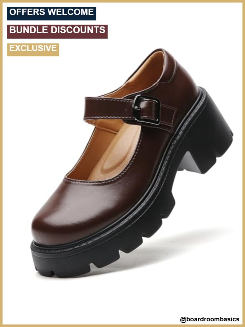 Women's Platform Mary Jane Shoes Chunky Heels Pumps Dressy Casual Office Work